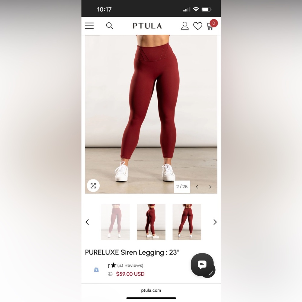 NWT Ptula PURELUXE Siren Legging : 23 - Picture 7 of 7